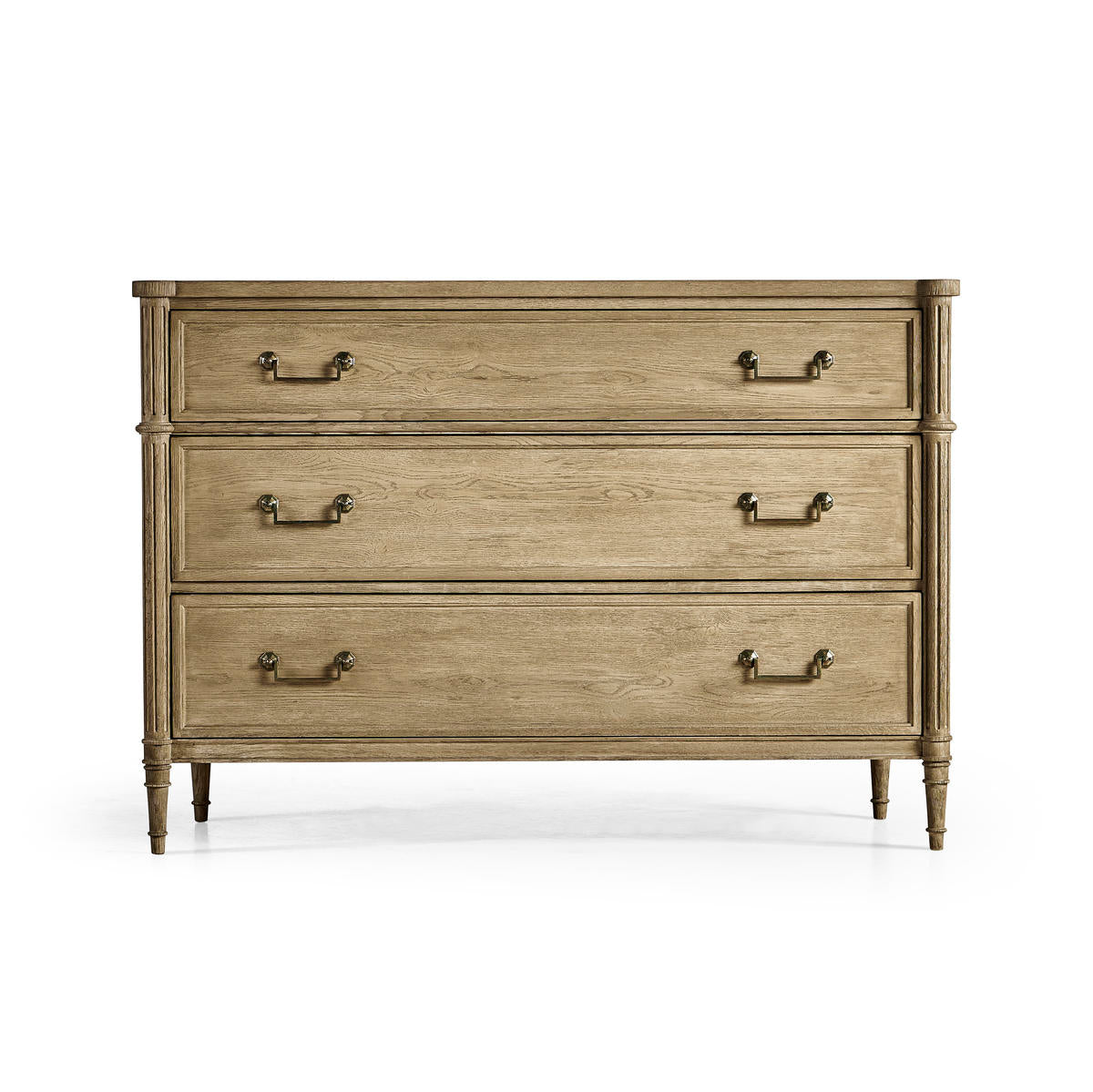 Jonathan Charles Kalpa Louis XVI Drawer Chest - Bleached Chestnut