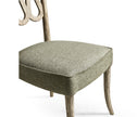 Jonathan Charles Ampney Washed Grey Oak Side Chair - Set of 2