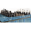 Jonathan Charles Sapphire Straw Game Table
