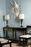 Jonathan Charles Small Gilded Sunburst Mirror