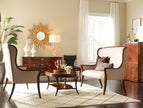 Jonathan Charles Small Gilded Sunburst Mirror