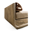 Jonathan Charles Stone Ridge Leather & Hide Daybed Light