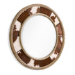 Jonathan Charles Sagehill Round Hide Mirror