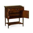 Jonathan Charles Mahogany Bedside Table with Brass Gallery