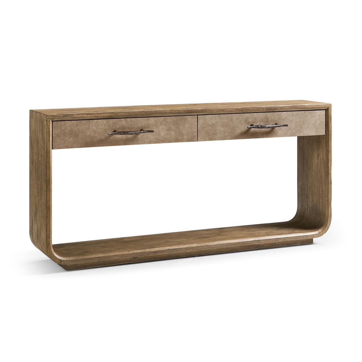 Jonathan Charles Stone Ridge Console Table Light