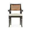 Jonathan Charles Linden Charcoal Wash Dining Arm Chair