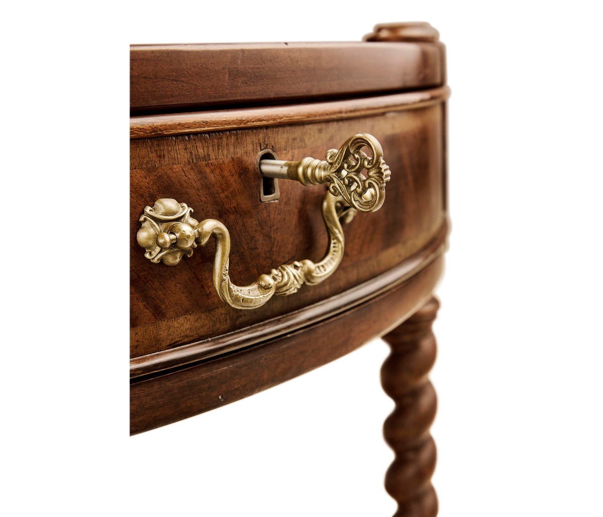 Jonathan Charles Regency Mahogany Round Side Table