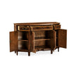 Jonathan Charles Starburst Mahogany Side Cabinet