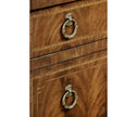 Jonathan Charles Empire Style Walnut Three Drawer Chest