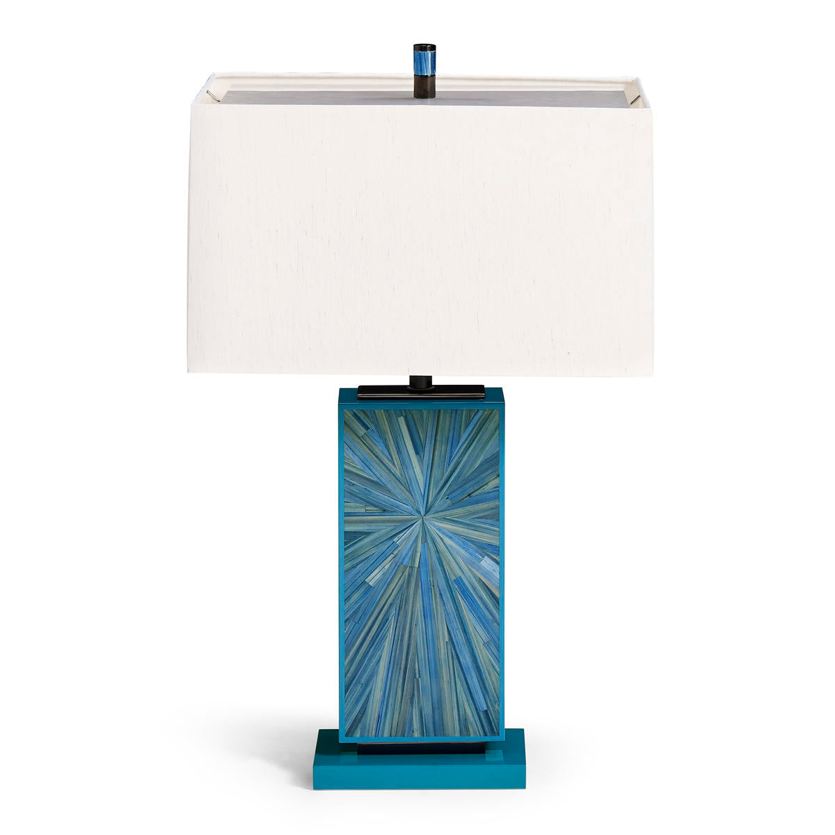 Jonathan Charles Sapphire Vertical Table Lamp