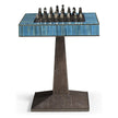 Jonathan Charles Sapphire Straw Game Table