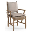 Jonathan Charles Sagehill Rush Seat Arm Chair