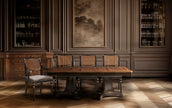 Jonathan Charles Linden Charcoal Wash Dining Arm Chair
