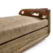 Jonathan Charles Stone Ridge Leather & Hide Daybed Light