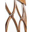 Jonathan Charles Regency Crotch Walnut Curved Back Side Chair