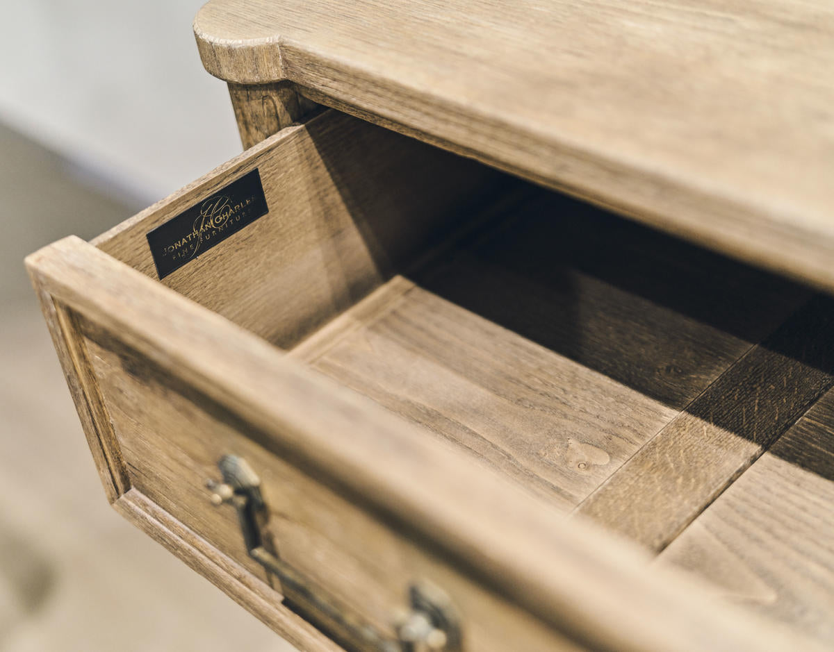 Jonathan Charles Kalpa Louis XVI Drawer Chest - Bleached Chestnut