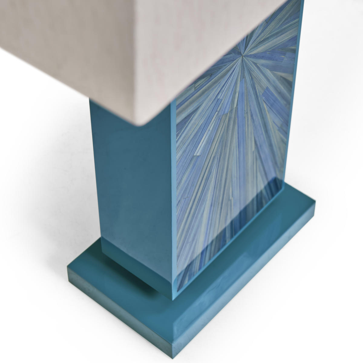 Jonathan Charles Sapphire Vertical Table Lamp