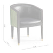 Jonathan Charles Verdure Barrel Dining Chair