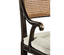 Jonathan Charles Linden Charcoal Wash Dining Arm Chair