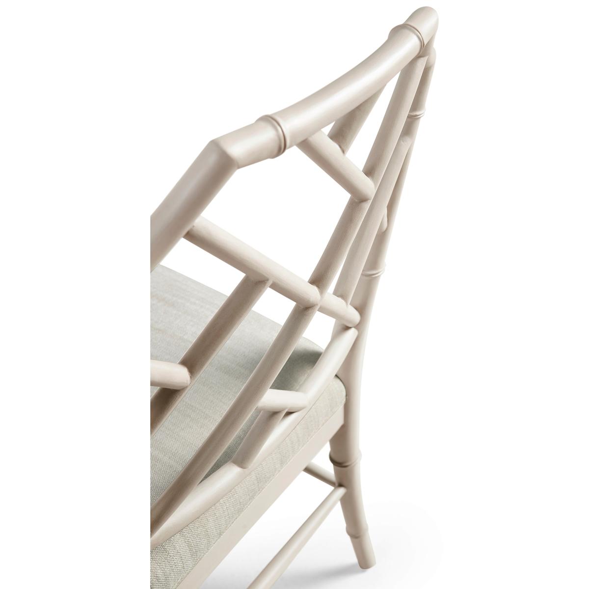 Jonathan Charles Saros Chippendale Bamboo Side Chair - Set of 2