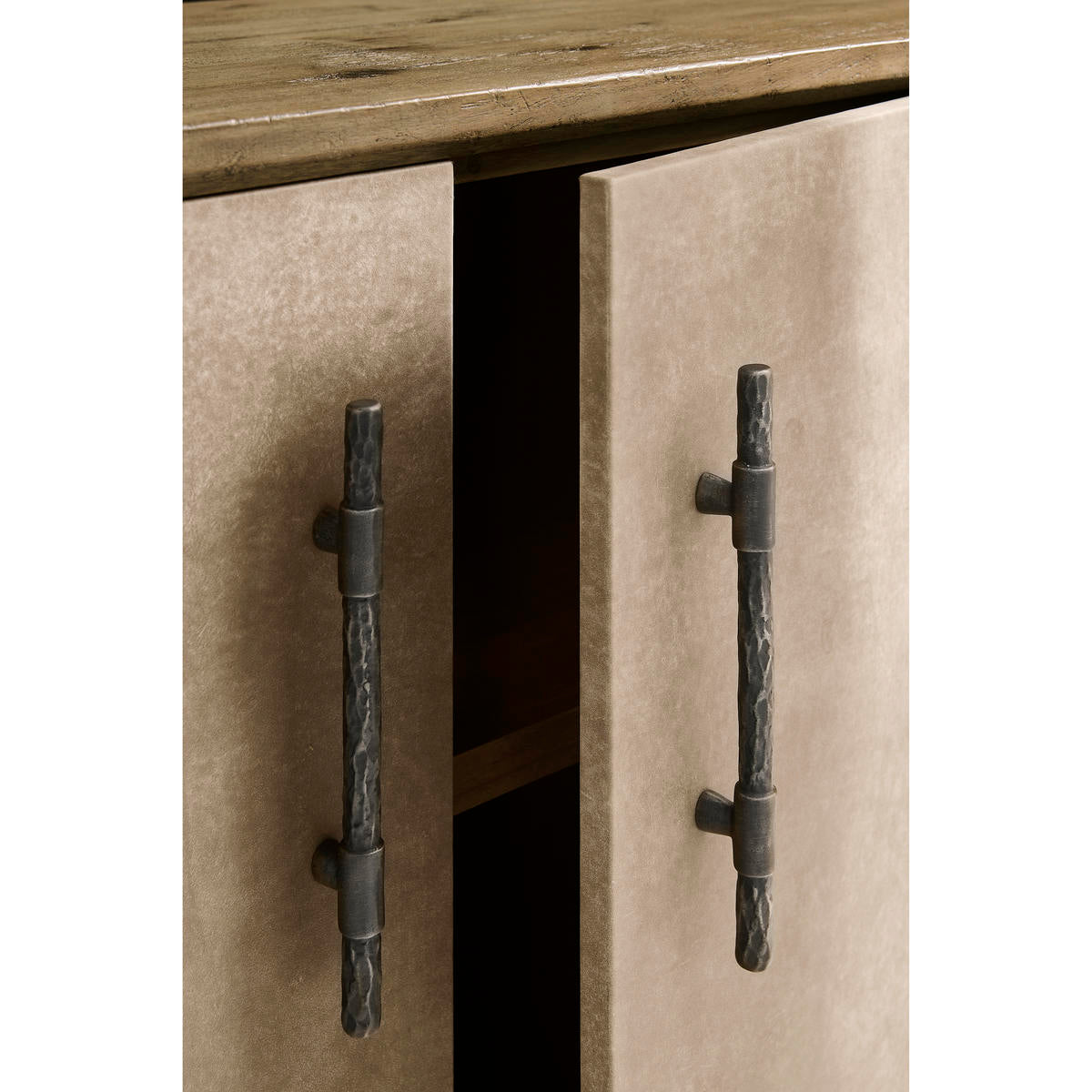 Jonathan Charles Stone Ridge Leather Bar Stool