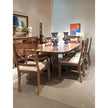 Jonathan Charles Regency Crotch Walnut Curved Back Arm Chair