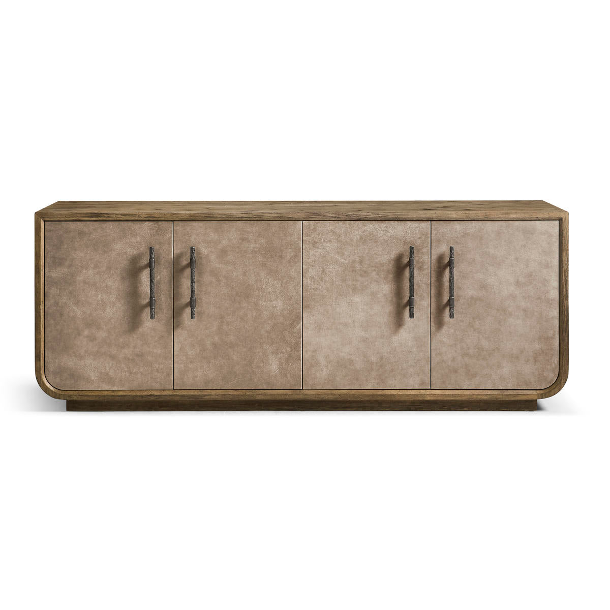 Jonathan Charles Stone Ridge Leather Bar Stool
