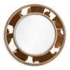 Jonathan Charles Sagehill Round Hide Mirror