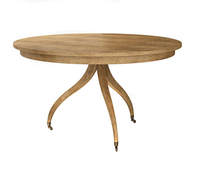 Jonathan Charles Solar Spider Leg Dining Table 52"