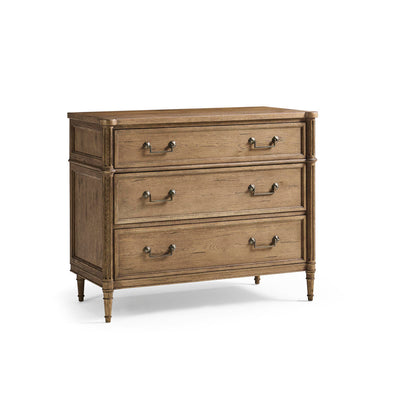 Jonathan Charles Kalpa Louis XVI Drawer Chest - Stripped Chestnut