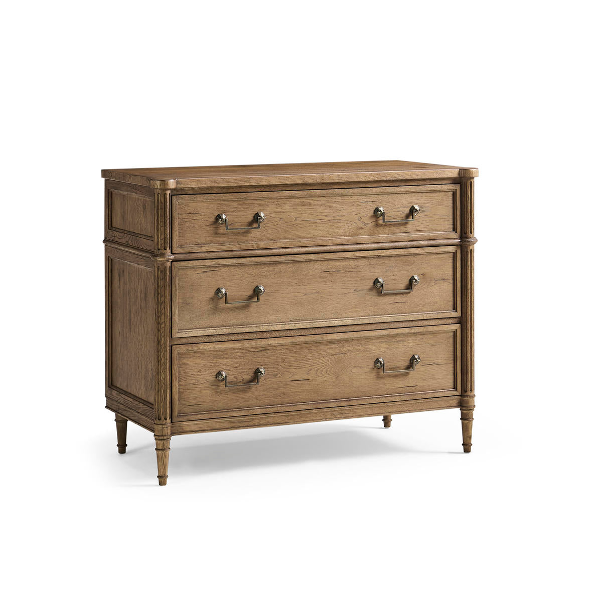 Jonathan Charles Kalpa Louis XVI Drawer Chest - Stripped Chestnut