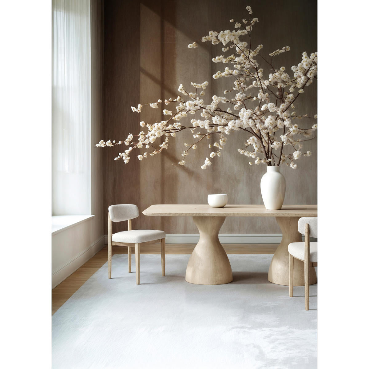 Jonathan Charles Seamount Rectangular Dining Table