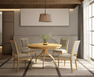 Jonathan Charles Solar Spider Leg Dining Table 52