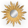 Jonathan Charles Small Gilded Sunburst Mirror