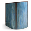 Jonathan Charles Sapphire Straw Barrel Chair