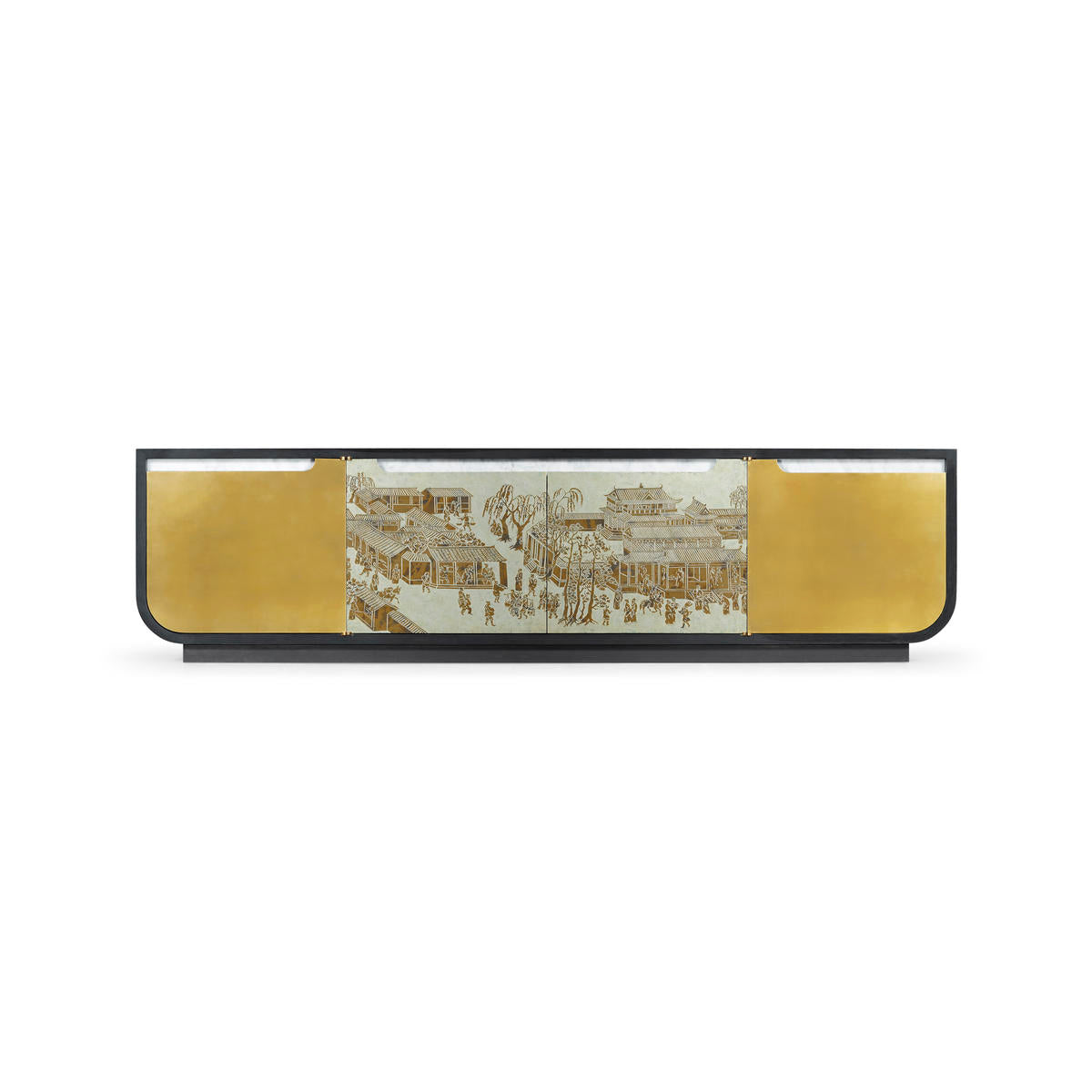 Jonathan Charles Fusion Chinoiserie Entertainment Cabinet