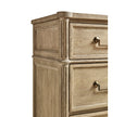 Jonathan Charles Kalpa Louis XVI Drawer Chest - Bleached Chestnut