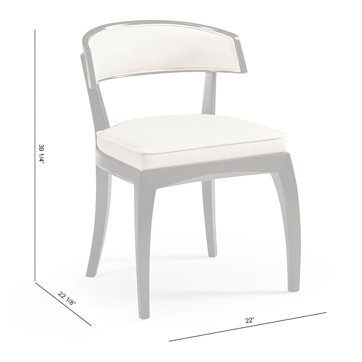 Jonathan Charles Sapphire Dining Side Chair