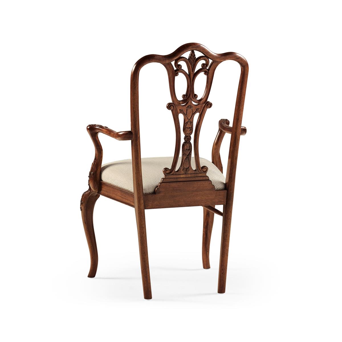 Jonathan Charles Mahogany 18th Century Dining Arm Chair
