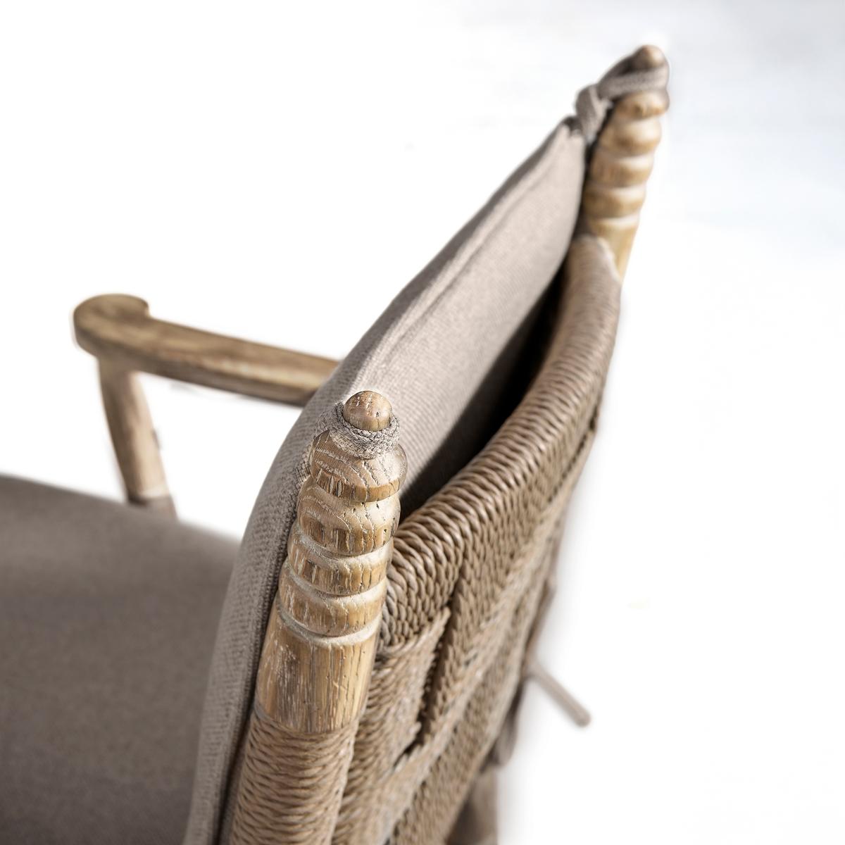 Jonathan Charles Sagehill Rush Seat Arm Chair