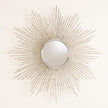 Global Views Square Beaded Burst Mirror