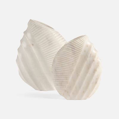 Alomar Elegant Marble Vase - Set of 2