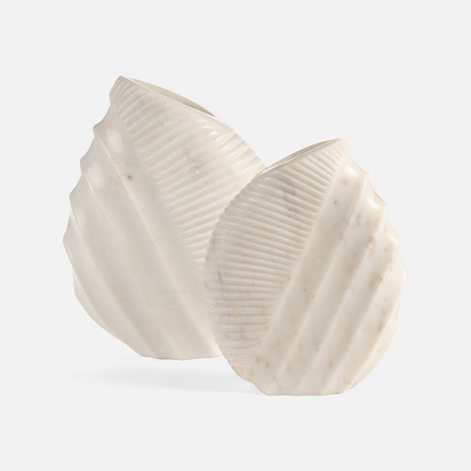 Alomar Elegant Marble Vase - Set of 2