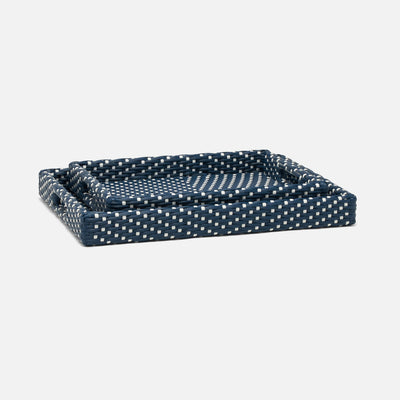 Avanna Faux Wicker Tray - Set of 2