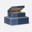 Breck Faux Shagreen Box - Set of 2