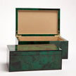 Brielle Emerald Tab Box - Set of 2