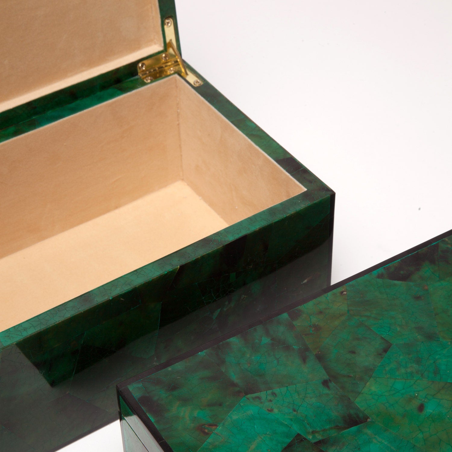 Brielle Emerald Tab Box - Set of 2