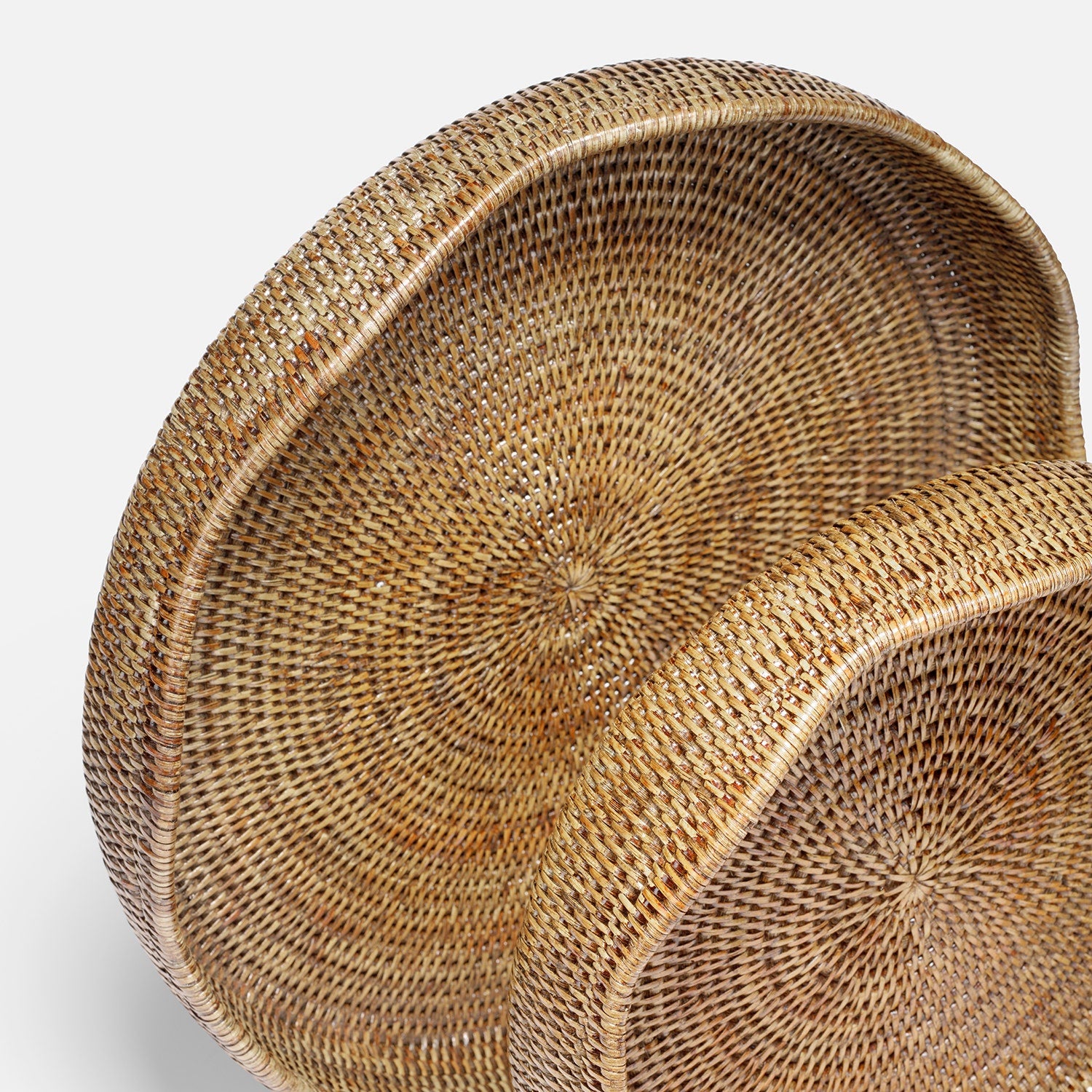 Chianna Rattan Tray - Set of 2