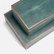 Cooper Faux Shagreen Box - Set of 2