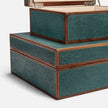 Cooper Faux Shagreen Box - Set of 2